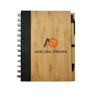 Bamboo Notebook with Pen - Image 2