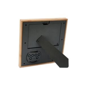 BAMBOO PHOTO FRAME WITH DIGITAL CLOCK & WEATHER STATION - Image 3