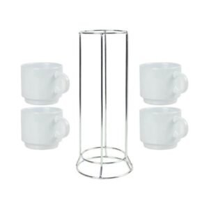 Ceramic Coffee Cup Set - 4Pcs - Image 3