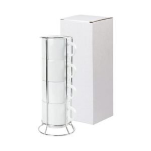 Ceramic Coffee Cup Set - 4Pcs - Image 5