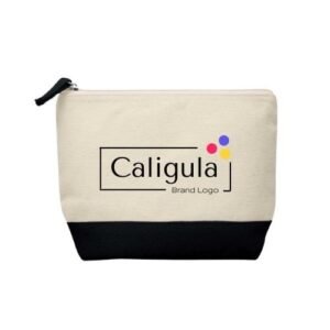 Cotton Canvas Zipper Pouch - Image 2