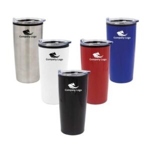 DOUBLE-WALL TRAVEL MUGS WITH CLEAR LID - Image 2