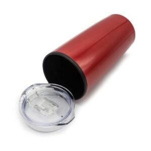 DOUBLE-WALL TRAVEL MUGS WITH CLEAR LID - Image 3