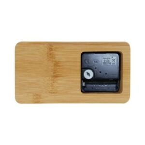 Eco-Friendly Bamboo Desk Clock - Image 4