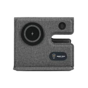 Foldable Wireless Fast Charging Station for Phone Watch Earbuds - Image 2