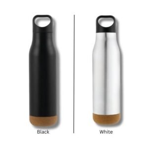 Giftology Insulated Water Bottle with Cork Base - Image 3