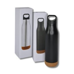 Giftology Insulated Water Bottle with Cork Base - Image 4