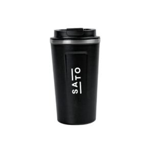 LED Temperature Display Black Tumbler - Stainless Steel - Image 2