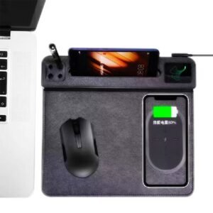 LIGHT-UP LOGO WIRELESS CHARGING MOUSE PAD - Image 2