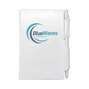 PVC Hard Cover Notepad with Pen - Image 2