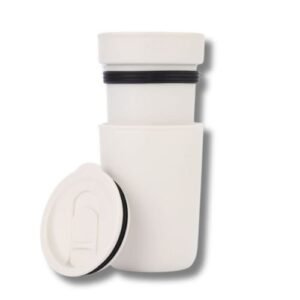 Premium Ceramic Tumbler With Recycled Protective Sleeve - Image 3