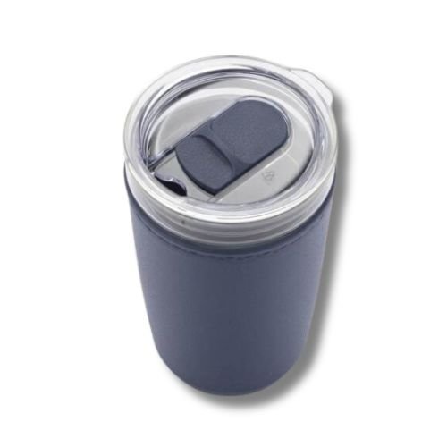 Premium Glass Tumbler with Recycled Protective Sleeve - Image 3