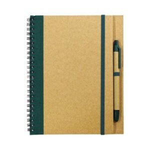 Recycled Notebook with Pen - Image 3