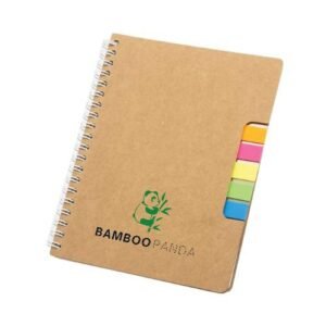 Spiral Notebook with Sticky Note and Pen - Image 2