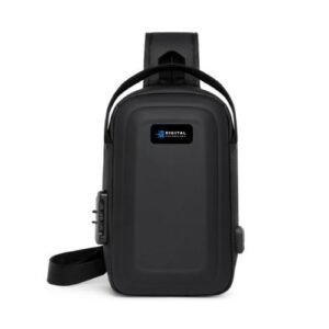 Travel Shoulder Sling Crossbody Bag with USB Port - Image 2