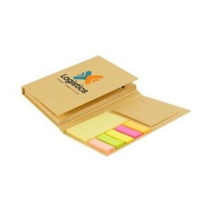 Tri-Fold Notepad with Sticky Notes, Pen, Card Slot and Ruler - Image 2