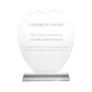 Shield Crystal Awards with Gift Box - Image 2