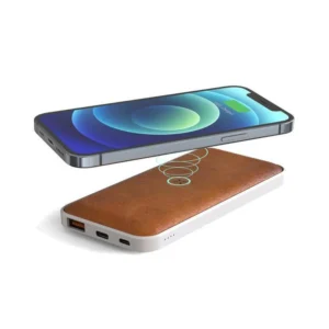 Recycled Leather Power Bank