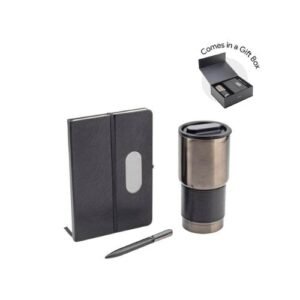 Executive Gift Set with Tumbler, Notebook and Pen Black | Corporate Gifts Oman