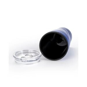 Double Wall Stainless Steel Tumbler with PP Interior and Transparent Lid 580ml | Corporate Gifts Supplier Oman