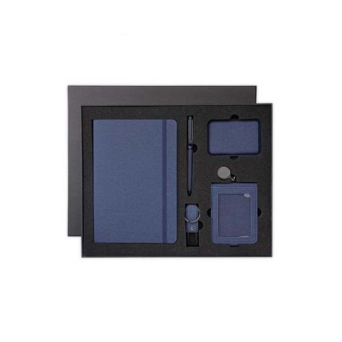 Sustainable 5-Piece Onboarding Gift Set Navy | Corporate Gifts Oman