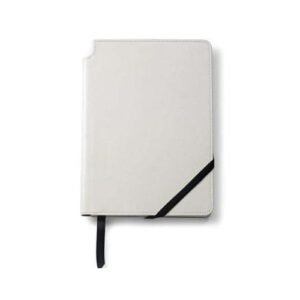 Classic Leatherette Journal White | Corporate Gifts Oman