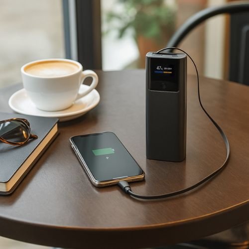 PD45W Retractable Cable Power Bank | Promotional Tech Gifts Oman